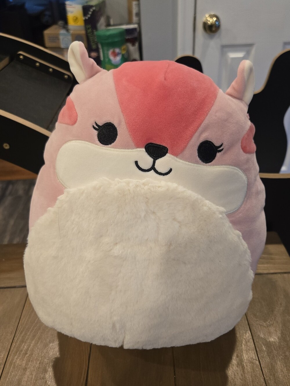 Squishmallows Large Pink Squirrel Plush Stuffie